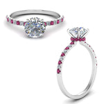 Load image into Gallery viewer, hidden-halo-petite-diamond-engagement-ring-with-pink-sapphire-in-FD9168RORGSADRPIANGLE3-NL-WG
