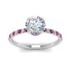Load image into Gallery viewer, hidden-halo-petite-diamond-engagement-ring-with-pink-sapphire-in-FD9168RORGSADRPIANGLE3-NL-WG