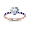 Load image into Gallery viewer, hidden-halo-petite-diamond-engagement-ring-with-sapphire-in-FD9168RORGSABLANGLE3-NL-RG