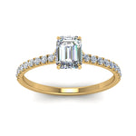 Load image into Gallery viewer, hidden-halo-petite-emerald-cut-diamond-engagement-ring-in-FD9168EMRANGLE3-NL-YG
