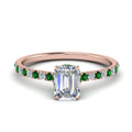 Thumbnail 83 - hidden-halo-petite-emerald-cut-diamond-engagement-ring-with-emerald-in-FD9168EMRGEMGRANGLE3-NL-RG