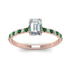 Load image into Gallery viewer, hidden-halo-petite-emerald-cut-diamond-engagement-ring-with-emerald-in-FD9168EMRGEMGRANGLE3-NL-RG