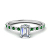 Load image into Gallery viewer, hidden-halo-petite-emerald-cut-diamond-engagement-ring-with-emerald-in-FD9168EMRGEMGRANGLE3-NL-WG