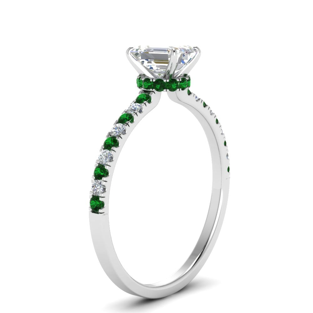 hidden-halo-petite-emerald-cut-diamond-engagement-ring-with-emerald-in-FD9168EMRGEMGRANGLE3-NL-WG
