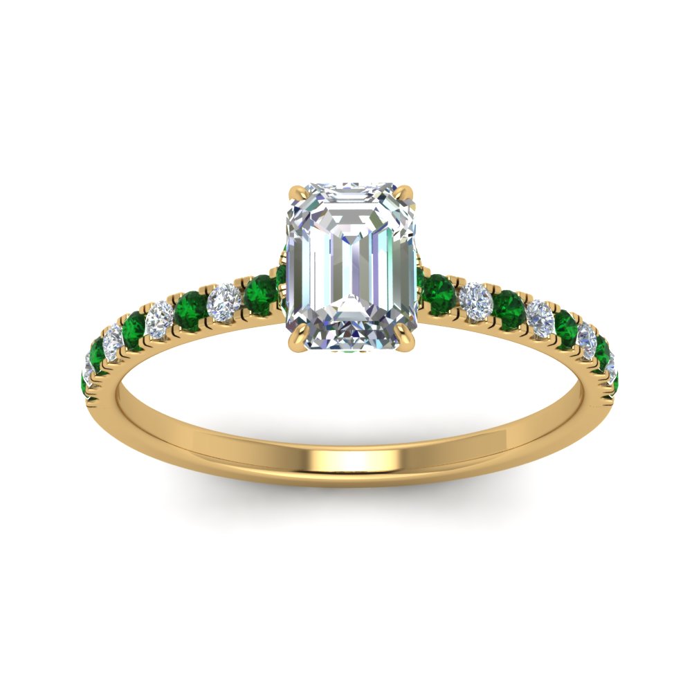 hidden-halo-petite-emerald-cut-diamond-engagement-ring-with-emerald-in-FD9168EMRGEMGRANGLE3-NL-YG