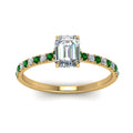 Thumbnail 56 - hidden-halo-petite-emerald-cut-diamond-engagement-ring-with-emerald-in-FD9168EMRGEMGRANGLE3-NL-YG