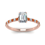 Load image into Gallery viewer, hidden-halo-petite-emerald-cut-diamond-engagement-ring-with-orange-sapphire-in-FD9168EMRGSAORANGLE3-NL-RG
