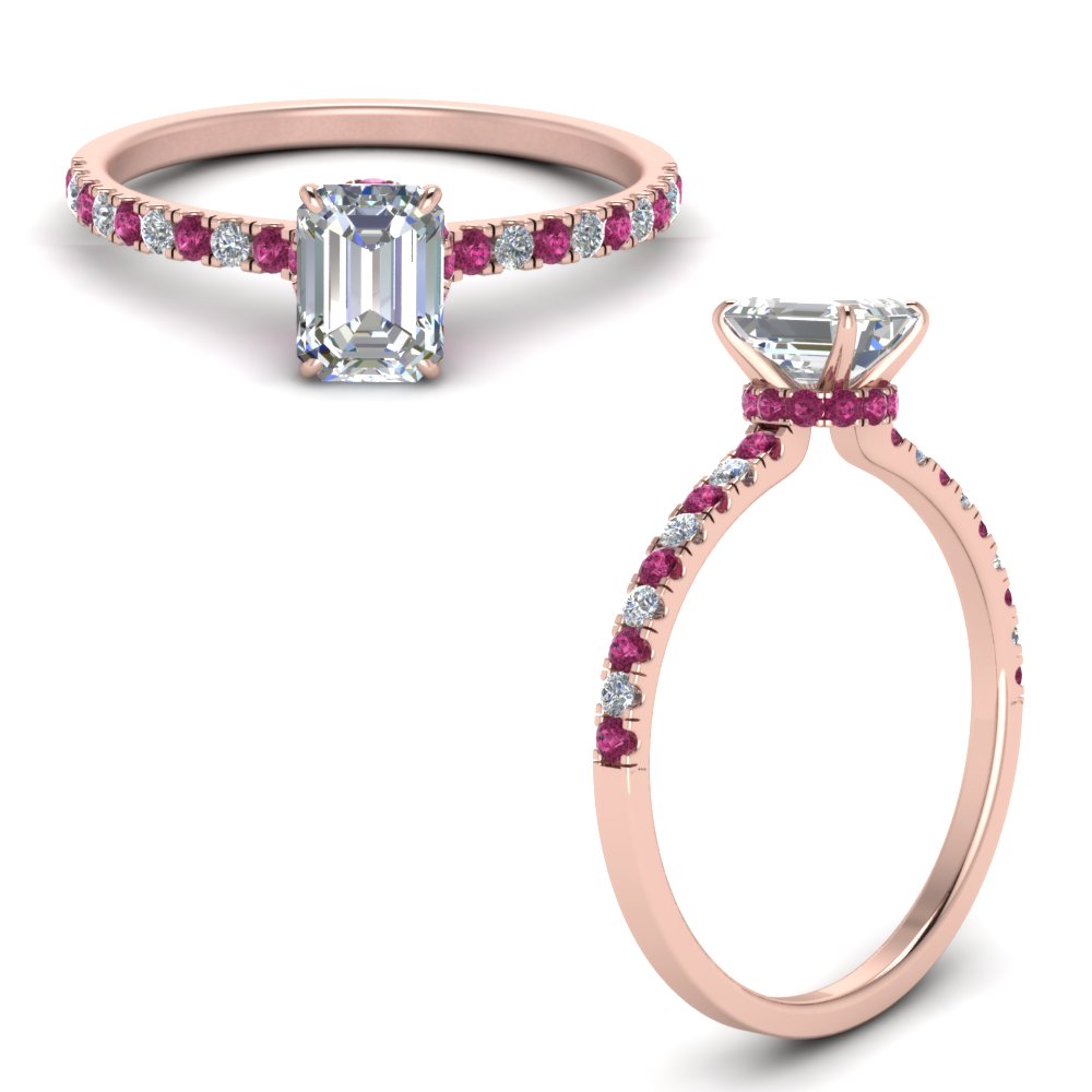 hidden-halo-petite-emerald-cut-diamond-engagement-ring-with-pink-sapphire-in-FD9168EMRGSADRPIANGLE3-NL-RG