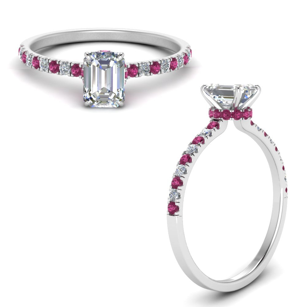 hidden-halo-petite-emerald-cut-diamond-engagement-ring-with-pink-sapphire-in-FD9168EMRGSADRPIANGLE3-NL-WG