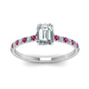 Load image into Gallery viewer, hidden-halo-petite-emerald-cut-diamond-engagement-ring-with-pink-sapphire-in-FD9168EMRGSADRPIANGLE3-NL-WG