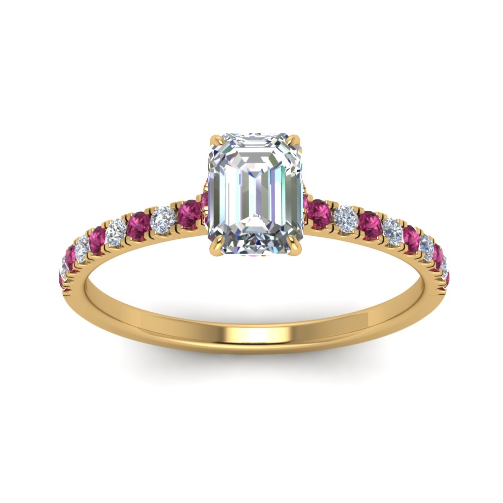 hidden-halo-petite-emerald-cut-diamond-engagement-ring-with-pink-sapphire-in-FD9168EMRGSADRPIANGLE3-NL-YG