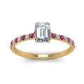Thumbnail 44 - hidden-halo-petite-emerald-cut-diamond-engagement-ring-with-pink-sapphire-in-FD9168EMRGSADRPIANGLE3-NL-YG
