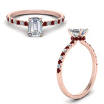 Load image into Gallery viewer, hidden-halo-petite-emerald-cut-diamond-engagement-ring-with-ruby-in-FD9168EMRGRUDRANGLE3-NL-RG
