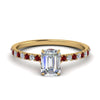 Load image into Gallery viewer, hidden-halo-petite-emerald-cut-diamond-engagement-ring-with-ruby-in-FD9168EMRGRUDRANGLE3-NL-YG