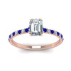 Load image into Gallery viewer, hidden-halo-petite-emerald-cut-diamond-engagement-ring-with-sapphire-in-FD9168EMRGSABLANGLE3-NL-RG