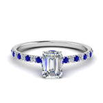 Load image into Gallery viewer, hidden-halo-petite-emerald-cut-diamond-engagement-ring-with-sapphire-in-FD9168EMRGSABLANGLE3-NL-WG
