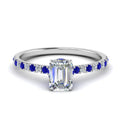 Thumbnail 6 - hidden-halo-petite-emerald-cut-diamond-engagement-ring-with-sapphire-in-FD9168EMRGSABLANGLE3-NL-WG