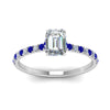 Load image into Gallery viewer, hidden-halo-petite-emerald-cut-diamond-engagement-ring-with-sapphire-in-FD9168EMRGSABLANGLE3-NL-WG