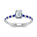 Thumbnail 7 - hidden-halo-petite-emerald-cut-diamond-engagement-ring-with-sapphire-in-FD9168EMRGSABLANGLE3-NL-WG