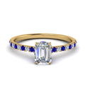 Thumbnail 39 - hidden-halo-petite-emerald-cut-diamond-engagement-ring-with-sapphire-in-FD9168EMRGSABLANGLE3-NL-YG