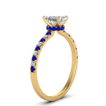 Load image into Gallery viewer, hidden-halo-petite-emerald-cut-diamond-engagement-ring-with-sapphire-in-FD9168EMRGSABLANGLE3-NL-YG
