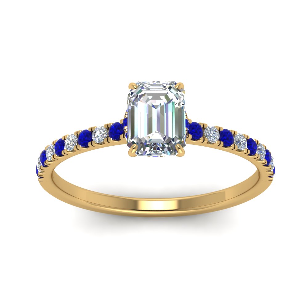 hidden-halo-petite-emerald-cut-diamond-engagement-ring-with-sapphire-in-FD9168EMRGSABLANGLE3-NL-YG