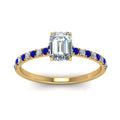 Thumbnail 40 - hidden-halo-petite-emerald-cut-diamond-engagement-ring-with-sapphire-in-FD9168EMRGSABLANGLE3-NL-YG