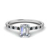 Load image into Gallery viewer, hidden-halo-petite-emerald-cut-engagement-ring-with-black-diamond-in-FD9168EMRGBLACKANGLE3-NL-WG