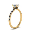 Load image into Gallery viewer, hidden-halo-petite-emerald-cut-engagement-ring-with-black-diamond-in-FD9168EMRGBLACKANGLE3-NL-YG