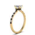 Thumbnail 61 - hidden-halo-petite-emerald-cut-engagement-ring-with-black-diamond-in-FD9168EMRGBLACKANGLE3-NL-YG