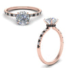 Load image into Gallery viewer, hidden-halo-petite-engagement-ring-with-black-diamond-in-FD9168RORGBLACKANGLE3-NL-RG