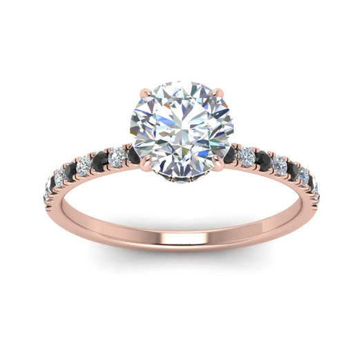 hidden-halo-petite-engagement-ring-with-black-diamond-in-FD9168RORGBLACKANGLE3-NL-RG