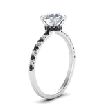 Load image into Gallery viewer, hidden-halo-petite-engagement-ring-with-black-diamond-in-FD9168RORGBLACKANGLE3-NL-WG
