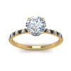 Load image into Gallery viewer, hidden-halo-petite-engagement-ring-with-black-diamond-in-FD9168RORGBLACKANGLE3-NL-YG