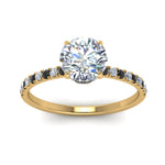 Load image into Gallery viewer, hidden-halo-petite-engagement-ring-with-black-diamond-in-FD9168RORGBLACKANGLE3-NL-YG
