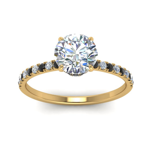 hidden-halo-petite-engagement-ring-with-black-diamond-in-FD9168RORGBLACKANGLE3-NL-YG