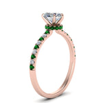 Load image into Gallery viewer, hidden-halo-petite-heart-shaped-diamond-engagement-ring-with-emerald-in-FD9168HTRGEMGRANGLE3-NL-RG
