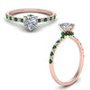 Load image into Gallery viewer, hidden-halo-petite-heart-shaped-diamond-engagement-ring-with-emerald-in-FD9168HTRGEMGRANGLE3-NL-RG