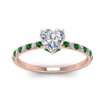 Load image into Gallery viewer, hidden-halo-petite-heart-shaped-diamond-engagement-ring-with-emerald-in-FD9168HTRGEMGRANGLE3-NL-RG
