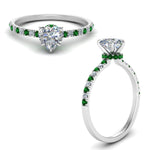 Load image into Gallery viewer, hidden-halo-petite-heart-shaped-diamond-engagement-ring-with-emerald-in-FD9168HTRGEMGRANGLE3-NL-WG
