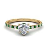 Load image into Gallery viewer, hidden-halo-petite-heart-shaped-diamond-engagement-ring-with-emerald-in-FD9168HTRGEMGRANGLE3-NL-YG
