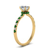 Load image into Gallery viewer, hidden-halo-petite-heart-shaped-diamond-engagement-ring-with-emerald-in-FD9168HTRGEMGRANGLE3-NL-YG