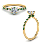 Load image into Gallery viewer, hidden-halo-petite-heart-shaped-diamond-engagement-ring-with-emerald-in-FD9168HTRGEMGRANGLE3-NL-YG
