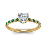 Load image into Gallery viewer, hidden-halo-petite-heart-shaped-diamond-engagement-ring-with-emerald-in-FD9168HTRGEMGRANGLE3-NL-YG
