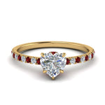 Load image into Gallery viewer, hidden-halo-petite-heart-shaped-diamond-engagement-ring-with-ruby-in-FD9168HTRGRUDRANGLE3-NL-YG
