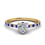 Load image into Gallery viewer, hidden-halo-petite-heart-shaped-diamond-engagement-ring-with-sapphire-in-FD9168HTRGSABLANGLE3-NL-YG

