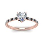 Load image into Gallery viewer, hidden-halo-petite-heart-shaped-engagement-ring-with-black-diamond-in-FD9168HTRGBLACKANGLE3-NL-RG
