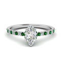 Thumbnail 26 - hidden-halo-petite-marquise-cut-diamond-engagement-ring-with-emerald-in-FD9168MQRGEMGRANGLE3-NL-WG