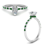 Load image into Gallery viewer, hidden-halo-petite-marquise-cut-diamond-engagement-ring-with-emerald-in-FD9168MQRGEMGRANGLE3-NL-WG
