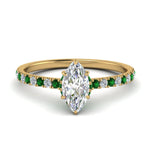 Load image into Gallery viewer, hidden-halo-petite-marquise-cut-diamond-engagement-ring-with-emerald-in-FD9168MQRGEMGRANGLE3-NL-YG
